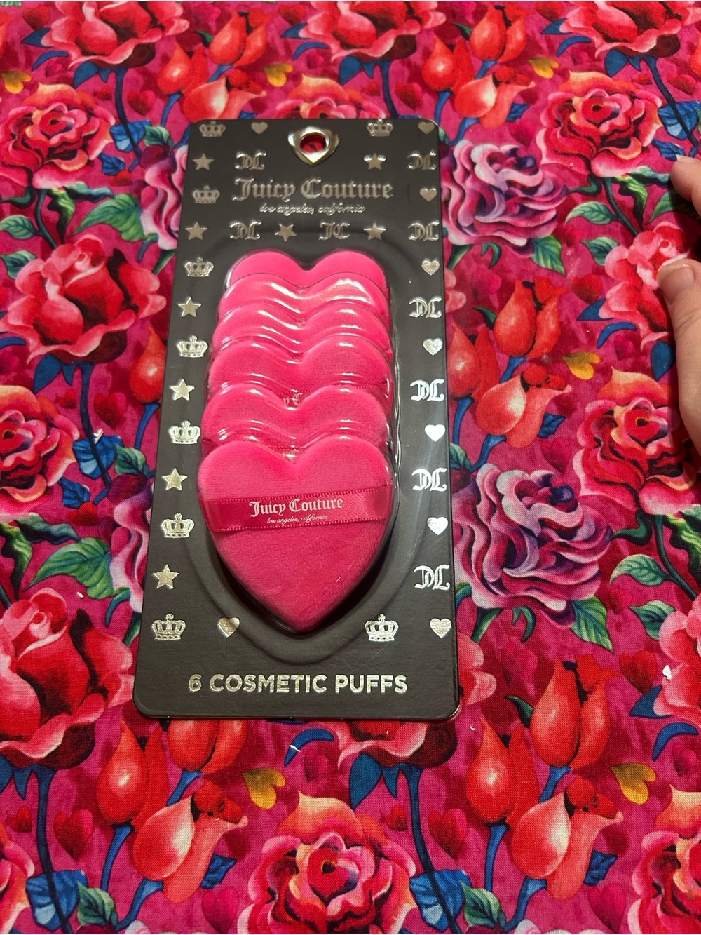 Juicy couture heart puffs
